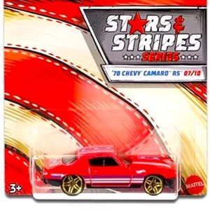 Stars & Stripes Hot Wheel 70 Chevy Camaro